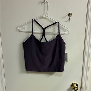 NWT Beyond Yoga Violet Razor Back Exercise Bra-Sz XL